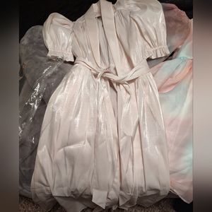 Selkie S Peach Fuzz Vanity Robe NWT